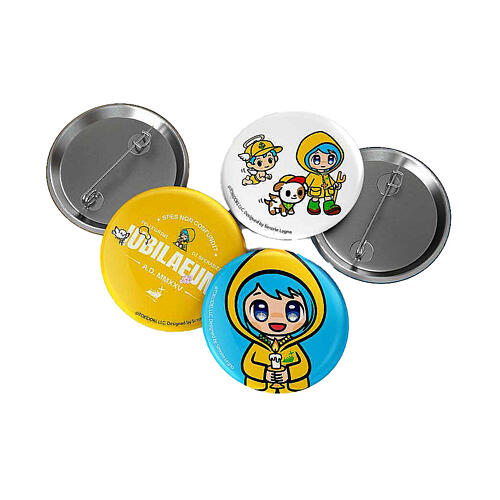 spilla luce and friends mascotte giubileo 2025 acrilico