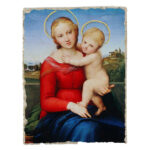 madonna cowper raffaello 9x12 cm bottega tifernate essential