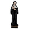 santa rita cascia crocefisso statua resina 12 cm