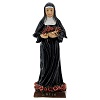 santa rita rose rosa statua resina 13 cm