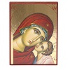 stampa fondo oro 17-5x23 cm madonna di kiko