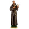 statua san francesco d'assisi colomba h 30 cm gesso arte barsanti