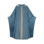 casula mariana azzurra dettagli intrecciati filo dorato slabbinck