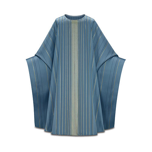 casula mariana azzurra dettagli intrecciati filo dorato slabbinck