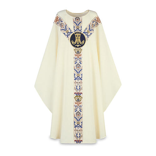 casula mariana ricamata a mano slabbinck bianca