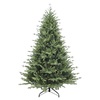 albero di natale 210 cm verde brunate pvc poly feel real