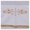 tovaglia da altare 100 cotone 250 x 150 con spighe e croci dorate