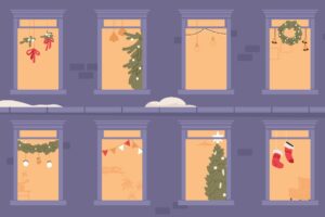 Decorazioni natalizie per finestre: tendenze e consigli pratici