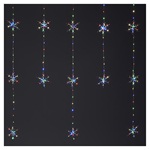 tenda luminosa pioggia di fiocchi di neve 234 nanoled rgb