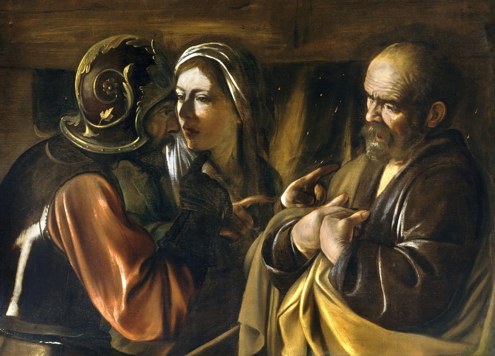 rinnegamento di pietro caravaggio