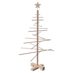 xmas3 albero di natale artigianale in legno naturale 75 cm