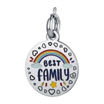 charm mamma best family acciaio anallergico colorato 16 mm