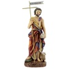 statua battista ecce agnus dei croce resina 30 cm