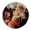 madonna delle rose botticelli diametro 6 cm essential bottega tifernate