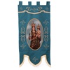 stendardo madonna di bonaria fondo azzurro 150x75 cm processioni