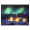 quadro luminoso myvillage effetto aurora boreale 55x75 cm