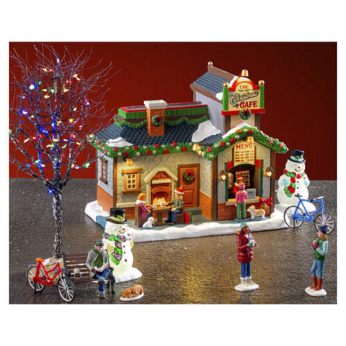 the christmas cafe set articolo lemax caddington village 26x46x18 cm 56675