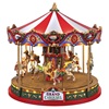 the grand carousel scena animata lemax carnival 24x25x25 cm 84349