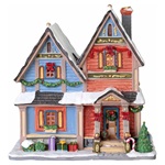 carol residence edificio illuminato lemax caddington village 19x19x12 cm 65551