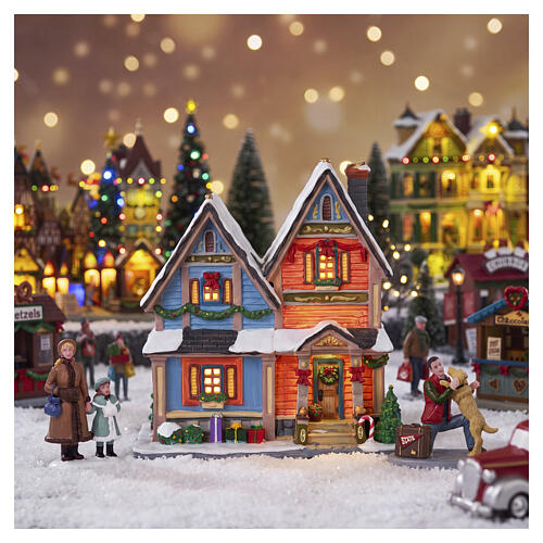 carol residence edificio illuminato lemax caddington village 19x19x12 cm 65551