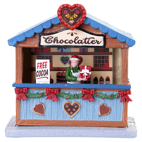 chocolatier accessorio da tavolo lemax caddington village 11x12x7 cm 63826