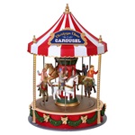 christmas cheer carousel scena animata lemax caddington village 26x16x16 cm 14821