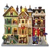 christmas on victoria street facciata illuminata lemax caddington village 26x29x11 cm 65530
