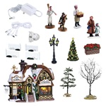 devaneys bakery set articolo lemax caddington village 15x52x23 cm 66712