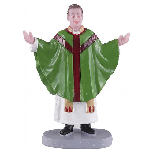 parish priest statuina lemax caddington village 7x5x2 cm 02931