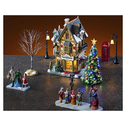 tannenbaum christmas shoppe set articolo lemax caddington village 28x45x13 cm 56678
